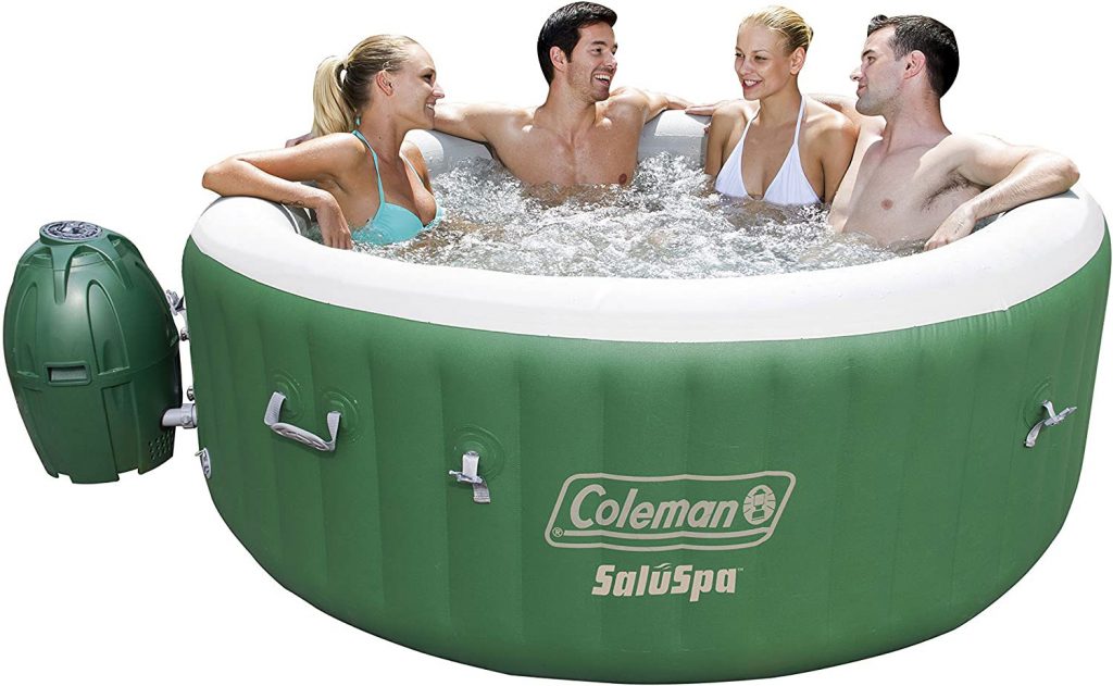 Coleman Lay Z Spa Inflatable Hot Tub, Black 5beasts